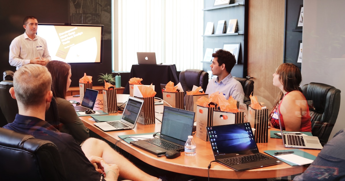 Sales team reviewing a digital quote workflow